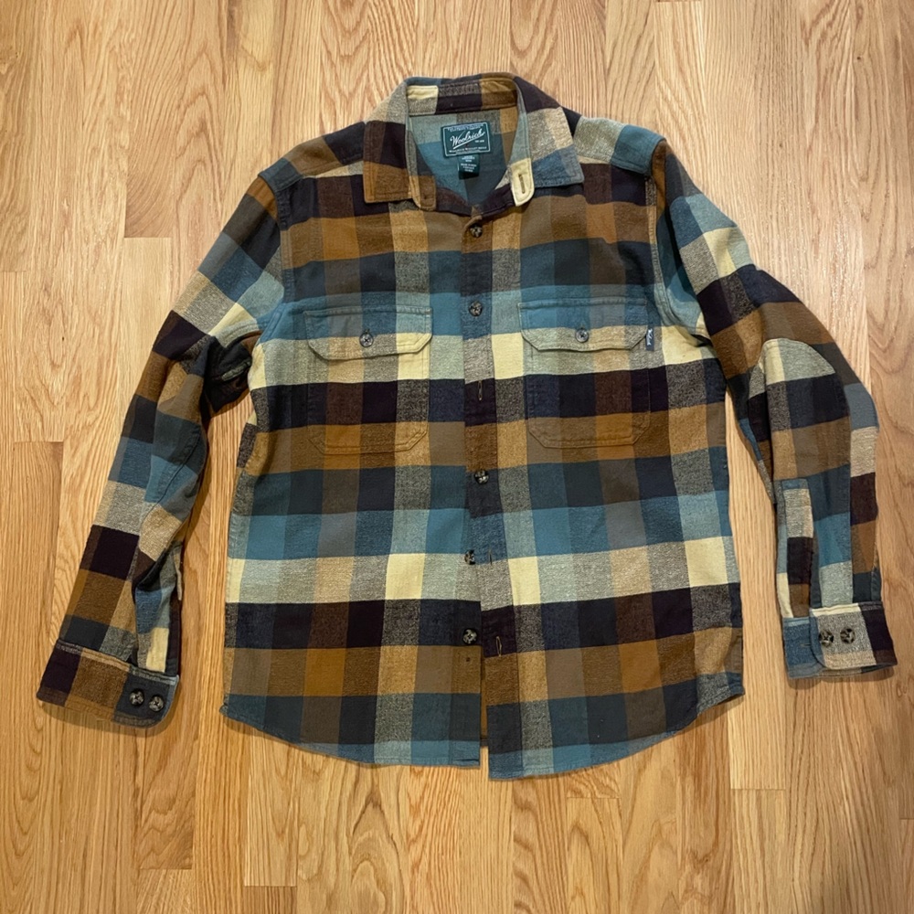 Woolrich heavy flannel shirt, size Medium